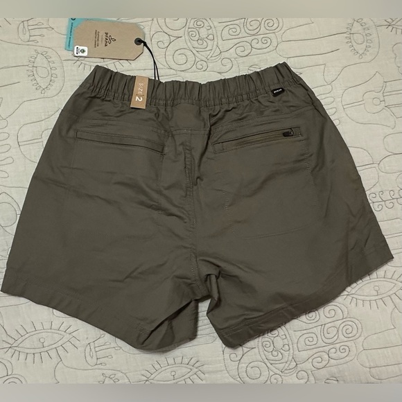 NWT Prana Double Peak Shorts Sz 2 Mud 5” Inseam - Picture 4 of 11